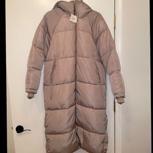 Zara Long Puffer Jacket
